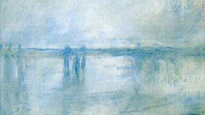 Charring London Bridge, Claude Monet
